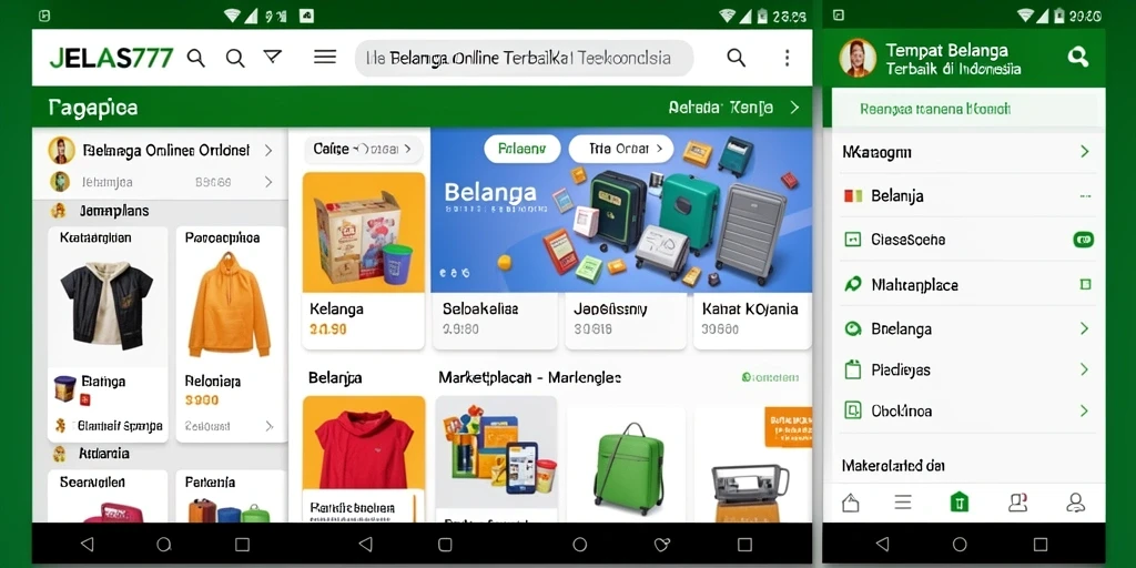 Tampilan antarmuka JELAS777 yang user-friendly untuk belanja online