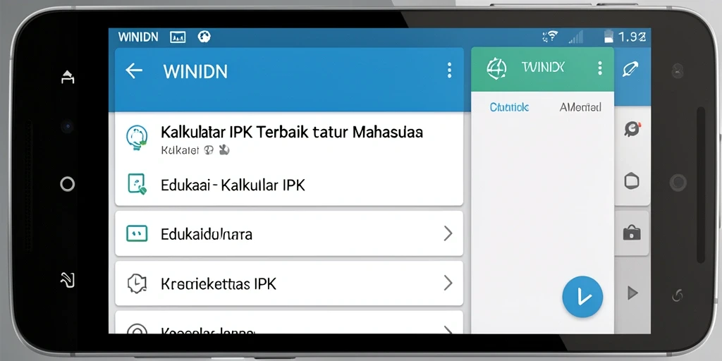 Tampilan antarmuka WINIDN yang user-friendly untuk Kalkulator IPK.